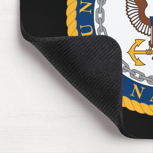 Amerikaanse marine | Navy Emblem Muismat (Hoek)