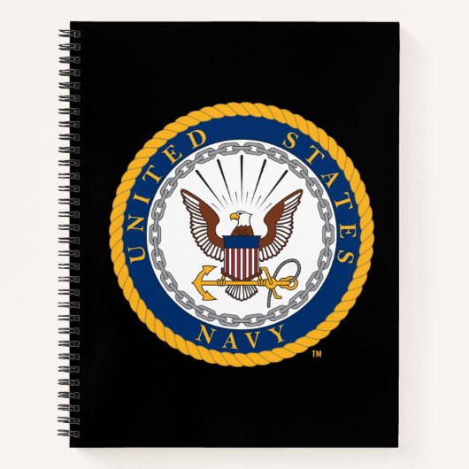 Amerikaanse marine | Navy Emblem Notitieboek (Voorkant)