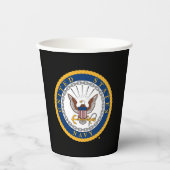 Amerikaanse marine | Navy Emblem Papieren Bekers (Voorkant)