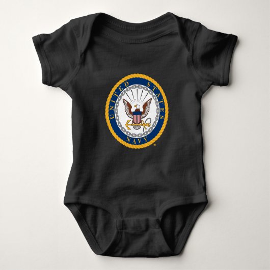 Amerikaanse marine | Navy Emblem Romper (Voorkant)