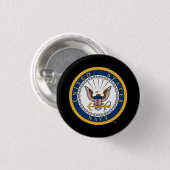 Amerikaanse marine | Navy Emblem Ronde Button 3,2 Cm (Voorkant /achterkant)
