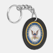 Amerikaanse marine | Navy Emblem Sleutelhanger (Voorkant Links)