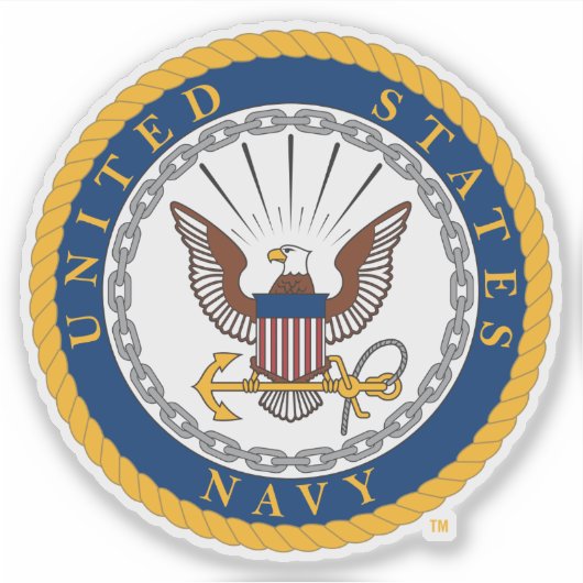Amerikaanse marine | Navy Emblem Sticker (Voorkant)