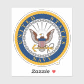 Amerikaanse marine | Navy Emblem Sticker (Vel)