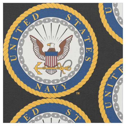 Amerikaanse marine | Navy Emblem Stof (Close Up)