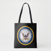 Amerikaanse marine | Navy Emblem Tote Bag (Voorkant)