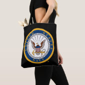 Amerikaanse marine | Navy Emblem Tote Bag (Dichtbij)