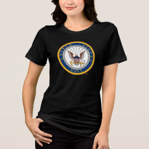 Amerikaanse marine Navy Emblem Tri-Blend Shirt