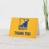 Amerikaanse marine | Navy Initiaal N Bedankkaart (Voorkant)