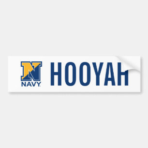 Amerikaanse marine   Navy Initiaal N Bumpersticker