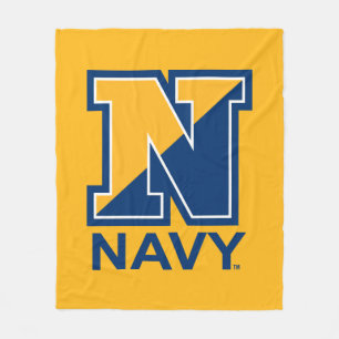 Amerikaanse marine Navy Initiaal N Fleece Deken