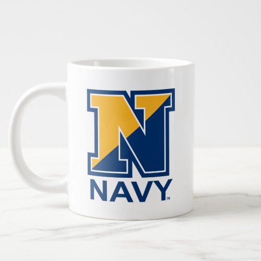 Amerikaanse marine | Navy Initiaal N Grote Koffiekop (Links)