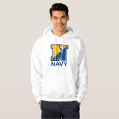 Amerikaanse marine | Navy Initiaal N Hoodie (Voorkant volledig)