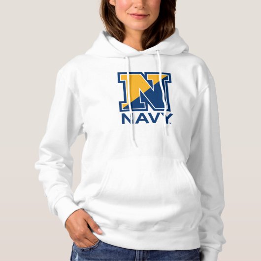 Amerikaanse marine | Navy Initiaal N Hoodie (Voorkant)