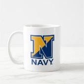 Amerikaanse marine | Navy Initiaal N Koffiemok (Links)