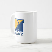 Amerikaanse marine | Navy Initiaal N Koffiemok (Voorkant links)