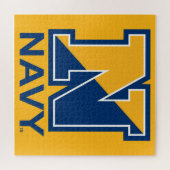 Amerikaanse marine | Navy Initiaal N Legpuzzel (Horizontaal)