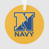 Amerikaanse marine | Navy Initiaal N Ornament (achterkant)