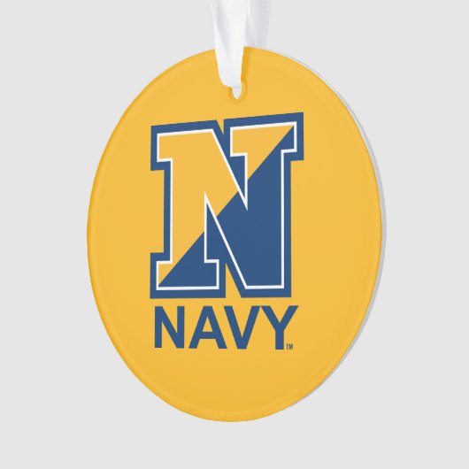 Amerikaanse marine | Navy Initiaal N Ornament (voorkant)