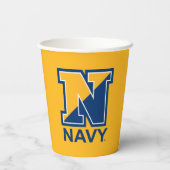 Amerikaanse marine | Navy Initiaal N Papieren Bekers (Achterkant)