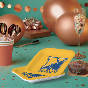 Amerikaanse marine   Navy Initiaal N Papieren Bordje