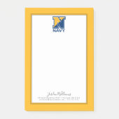 Amerikaanse marine | Navy Initiaal N Post-it® Notes (Voorkant)