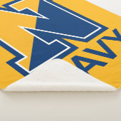 Amerikaanse marine | Navy Initiaal N Sherpa Deken (3/4)