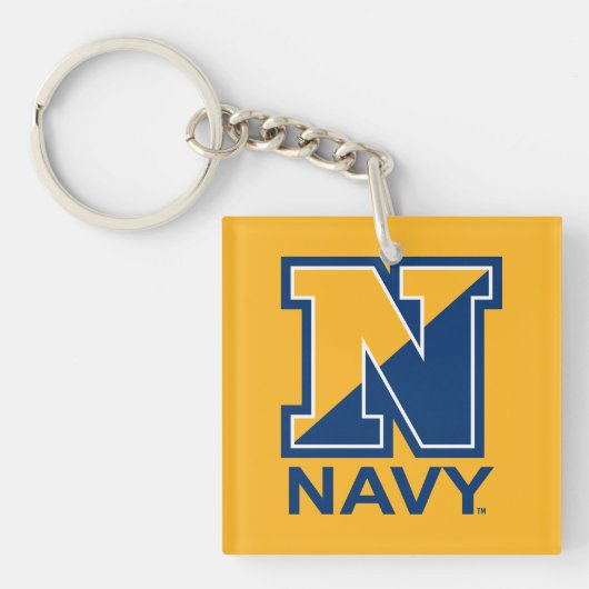 Amerikaanse marine | Navy Initiaal N Sleutelhanger (Voorkant)