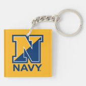 Amerikaanse marine | Navy Initiaal N Sleutelhanger (Achterkant)