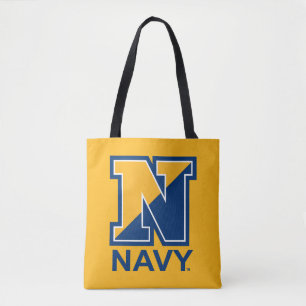 Amerikaanse marine Navy Initiaal N Tote Bag
