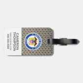 Amerikaanse marine | Officiële kosten Bagagelabel (Achterkant horizontaal)