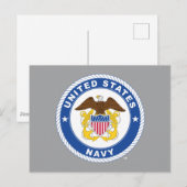 Amerikaanse marine | Officiële kosten Briefkaart (Voorkant / Achterkant)