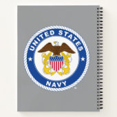 Amerikaanse marine | Officiële kosten Notitieboek (Achterkant)