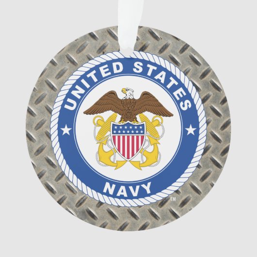 Amerikaanse marine | Officiële kosten Ornament (voorkant)