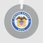 Amerikaanse marine | Officiële kosten Ornament (achterkant)
