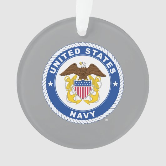 Amerikaanse marine | Officiële kosten Ornament (voorkant)