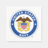 Amerikaanse marine | Officiële kosten Servet (Voorkant)