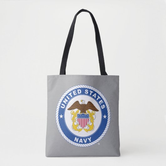 Amerikaanse marine | Officiële kosten Tote Bag (Voorkant)
