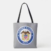 Amerikaanse marine | Officiële kosten Tote Bag (Achterkant)