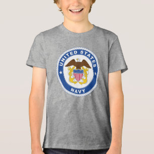 Amerikaanse marine   Officiële kosten Tri-Blend Shirt