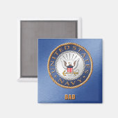 Amerikaanse marine pap magneet (Voorkant / Achterkant)