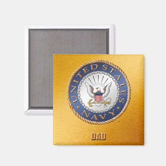 Amerikaanse marine pap magneet (Voorkant / Achterkant)