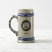 Amerikaanse marine Revermoeid Stein Bierpul (Links)