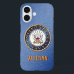 Amerikaanse marine veteraan iPhone gevallen 16 Hoesje<br><div class="desc">Show je trots in de Amerikaanse marine. Ontworpen door een veteraan.</div>