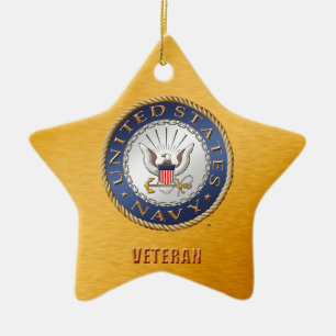 Amerikaanse marine veteraan keramisch decoratief keramisch ornament