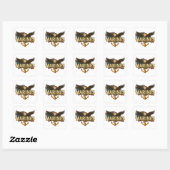 Amerikaanse Marine Vierkante Sticker (Vel)