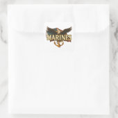Amerikaanse Marine Vierkante Sticker (Tas)
