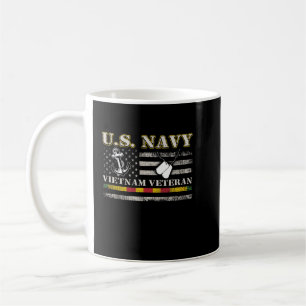 Amerikaanse marine Vietnam Veteran Koffiemok