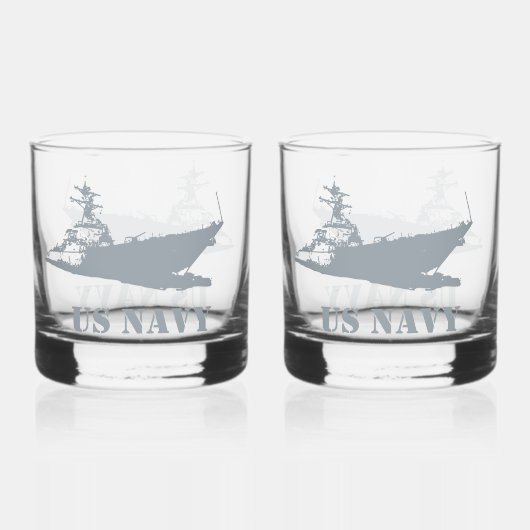  AMERIKAANSE MARINE WHISKY GLAS (Voorkant)