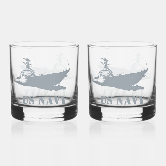  AMERIKAANSE MARINE WHISKY GLAS (Achterkant)